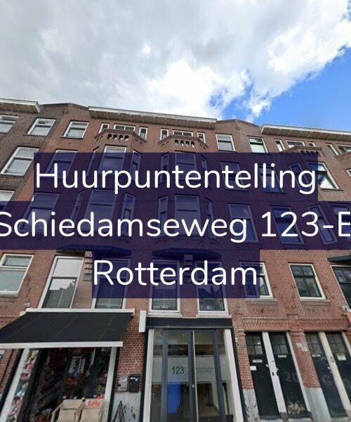 Foto gevel Huurpuntentelling voor Schiedamseweg 123-B, Rotterdam