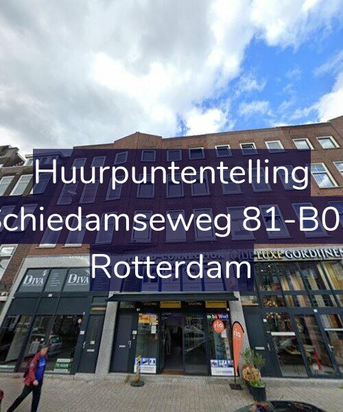 Foto gevel Huurpuntentelling voor Schiedamseweg 81-B01, Rotterdam