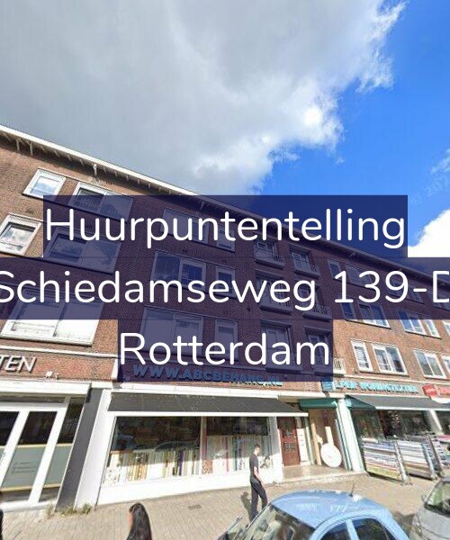 Foto gevel Huurpuntentelling voor Schiedamseweg 139-D, Rotterdam