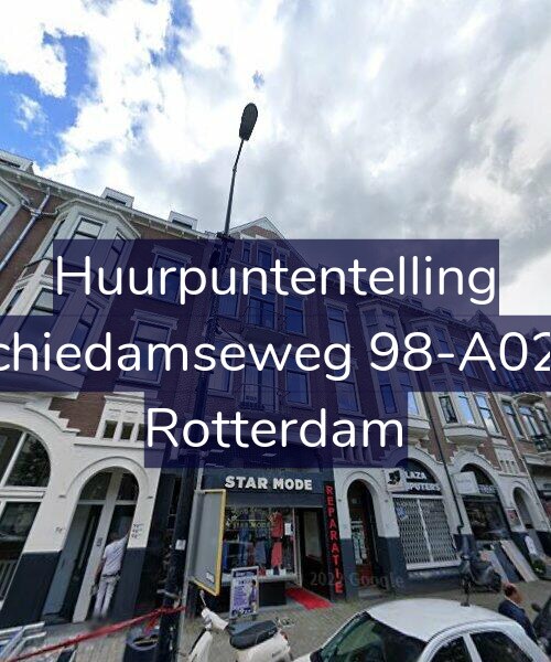 Foto gevel Huurpuntentelling voor Schiedamseweg 98-A02V, Rotterdam
