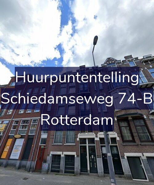 Foto gevel Huurpuntentelling voor Schiedamseweg 74-B, Rotterdam