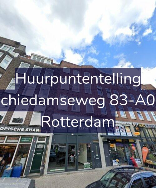 Foto gevel Huurpuntentelling voor Schiedamseweg 83-A03, Rotterdam