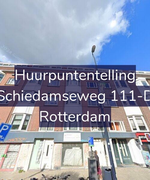 Foto gevel Huurpuntentelling voor Schiedamseweg 111-D, Rotterdam