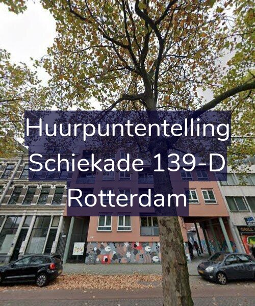 Foto gevel Huurpuntentelling voor Schiekade 139-D, Rotterdam