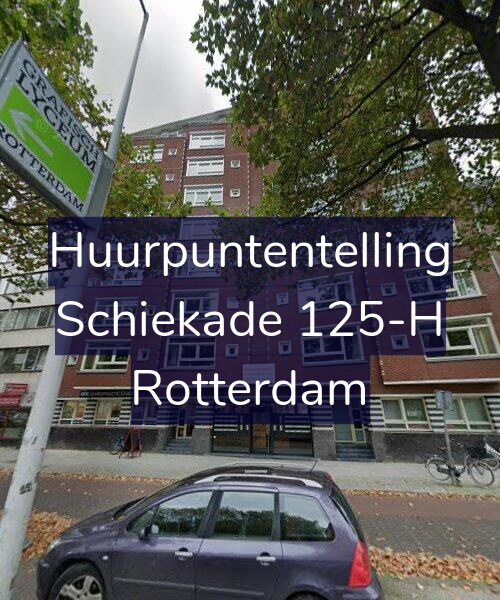 Foto gevel Huurpuntentelling voor Schiekade 125-H, Rotterdam