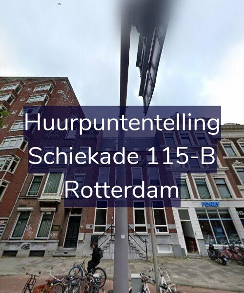 Foto gevel Huurpuntentelling voor Schiekade 115-B, Rotterdam