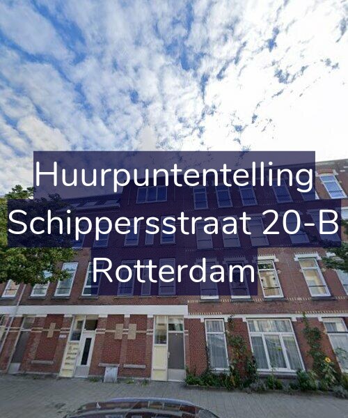 Foto gevel Huurpuntentelling voor Schippersstraat 20-B, Rotterdam