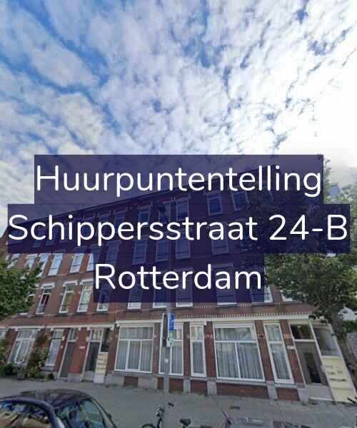 Foto gevel Huurpuntentelling voor Schippersstraat 24-B, Rotterdam