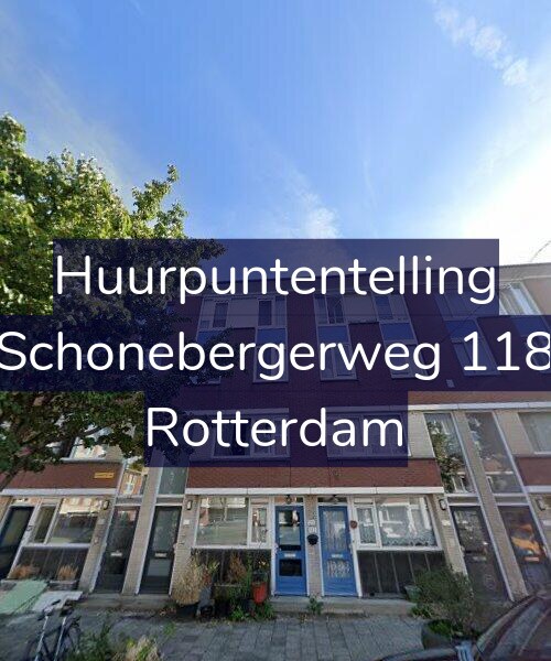 Foto gevel Huurpuntentelling voor Schonebergerweg 118, Rotterdam