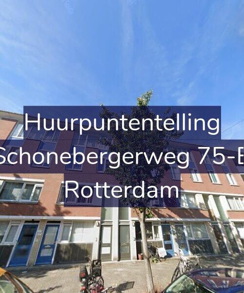 Foto gevel Huurpuntentelling voor Schonebergerweg 75-B, Rotterdam