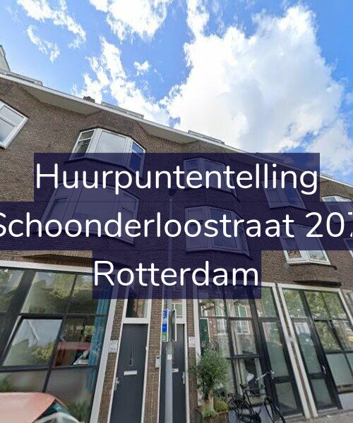 Foto gevel Huurpuntentelling voor Schoonderloostraat 207, Rotterdam