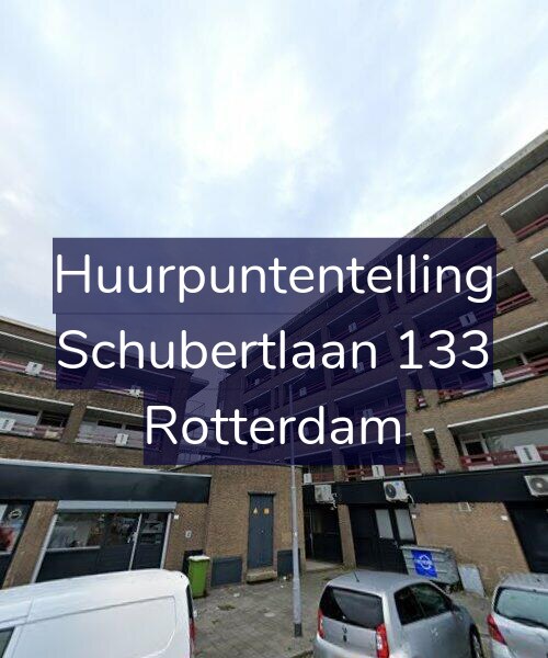 Foto gevel Huurpuntentelling voor Schubertlaan 133, Rotterdam
