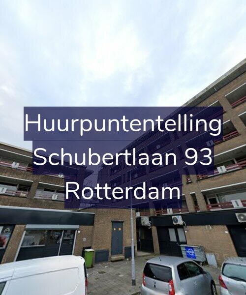 Foto gevel Huurpuntentelling voor Schubertlaan 93, Rotterdam