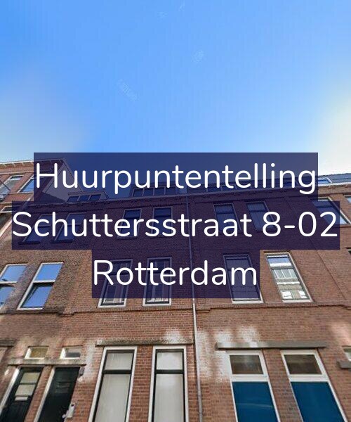 Foto gevel Huurpuntentelling voor Schuttersstraat 8-02, Rotterdam