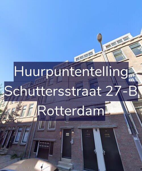 Foto gevel Huurpuntentelling voor Schuttersstraat 27-B, Rotterdam
