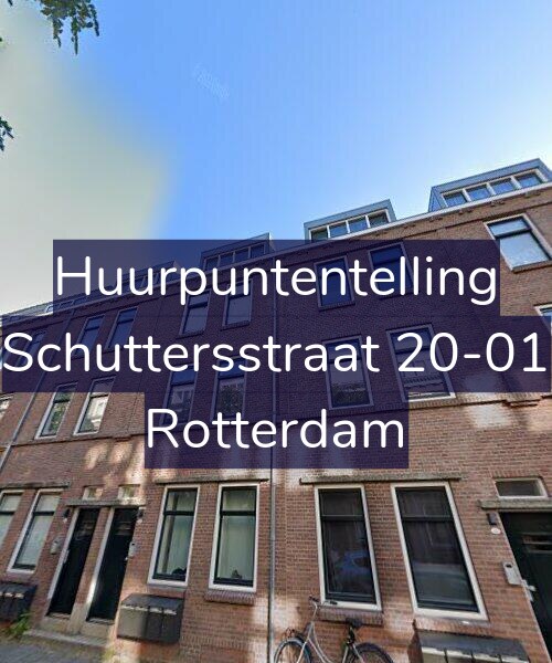 Foto gevel Huurpuntentelling voor Schuttersstraat 20-01, Rotterdam