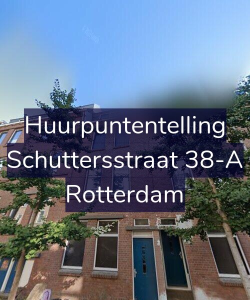 Foto gevel Huurpuntentelling voor Schuttersstraat 38-A, Rotterdam