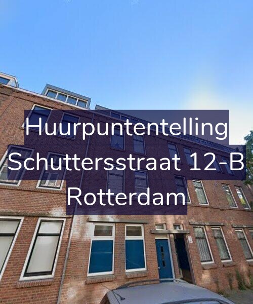Foto gevel Huurpuntentelling voor Schuttersstraat 12-B, Rotterdam