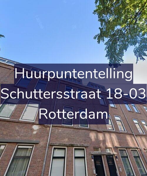 Foto gevel Huurpuntentelling voor Schuttersstraat 18-03, Rotterdam