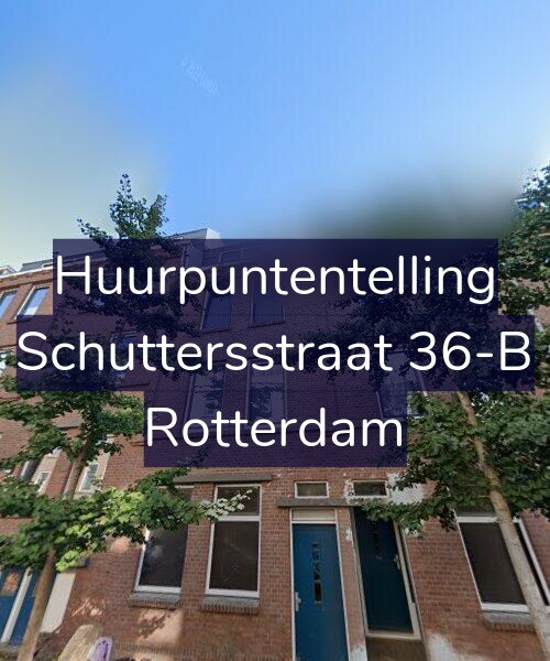 Foto gevel Huurpuntentelling voor Schuttersstraat 36-B, Rotterdam