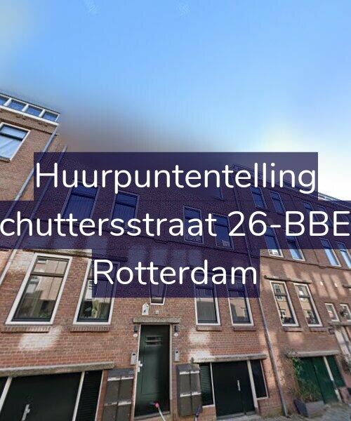Foto gevel Huurpuntentelling voor Schuttersstraat 26-BBER, Rotterdam