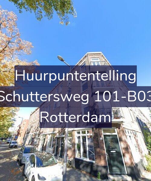 Foto gevel Huurpuntentelling voor Schuttersweg 101-B03, Rotterdam