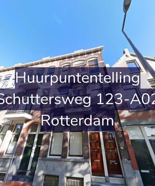 Foto gevel Huurpuntentelling voor Schuttersweg 123-A02, Rotterdam