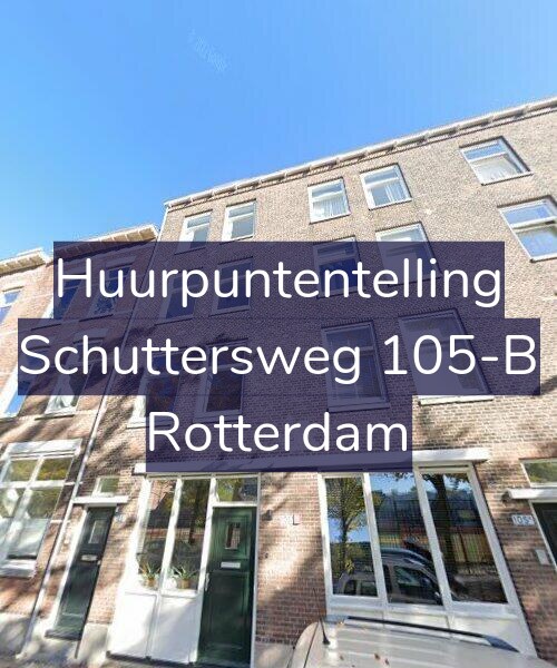 Foto gevel Huurpuntentelling voor Schuttersweg 105-B, Rotterdam
