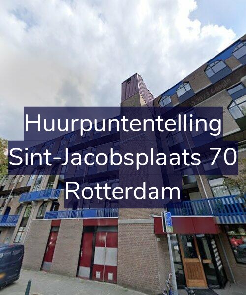 Foto gevel Huurpuntentelling voor Sint-Jacobsplaats 70, Rotterdam