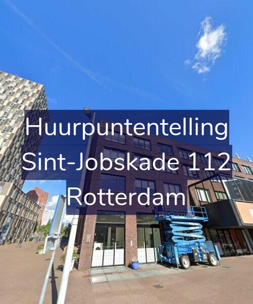 Foto gevel Huurpuntentelling voor Sint-Jobskade 112, Rotterdam