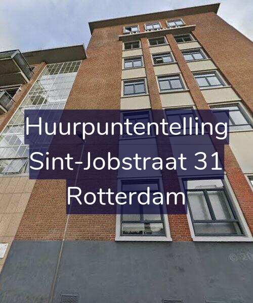 Foto gevel Huurpuntentelling voor Sint-Jobstraat 31, Rotterdam