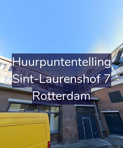 Foto gevel Huurpuntentelling voor Sint-Laurenshof 7, Rotterdam