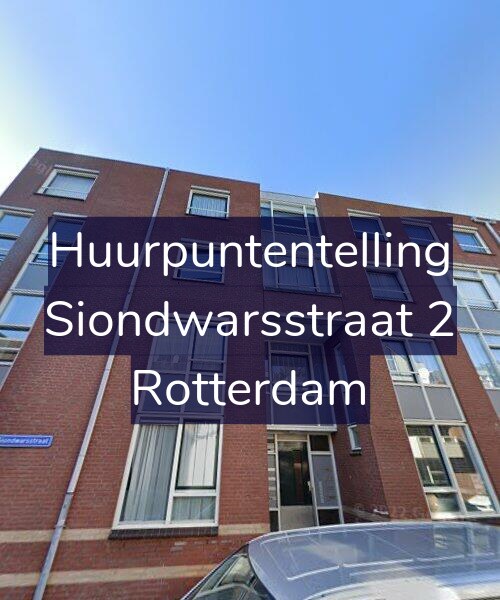 Foto gevel Huurpuntentelling voor Siondwarsstraat 2, Rotterdam