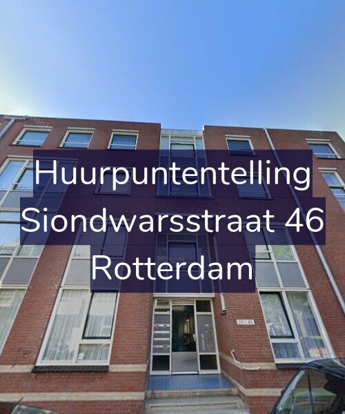 Foto gevel Huurpuntentelling voor Siondwarsstraat 46, Rotterdam