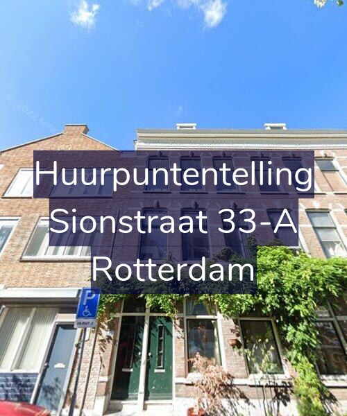Foto gevel Huurpuntentelling voor Sionstraat 33-A, Rotterdam