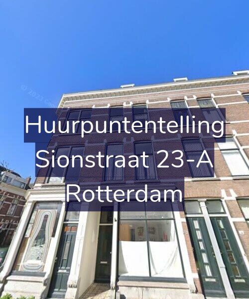 Foto gevel Huurpuntentelling voor Sionstraat 23-A, Rotterdam