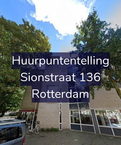 Foto gevel Huurpuntentelling voor Sionstraat 136, Rotterdam