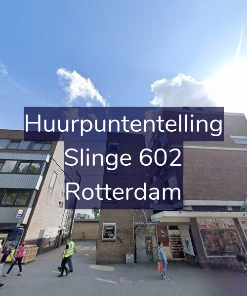 Foto gevel Huurpuntentelling voor Slinge 602, Rotterdam