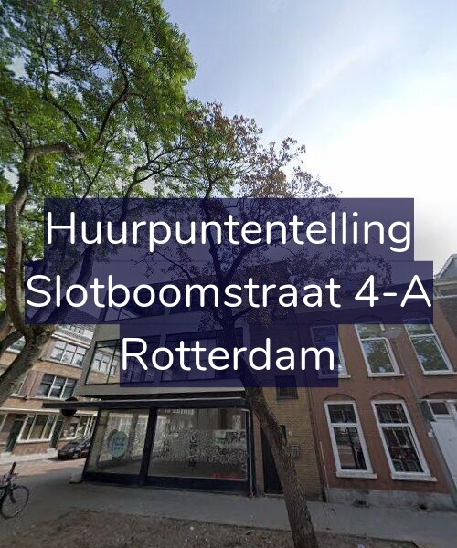 Foto gevel Huurpuntentelling voor Slotboomstraat 4-A, Rotterdam