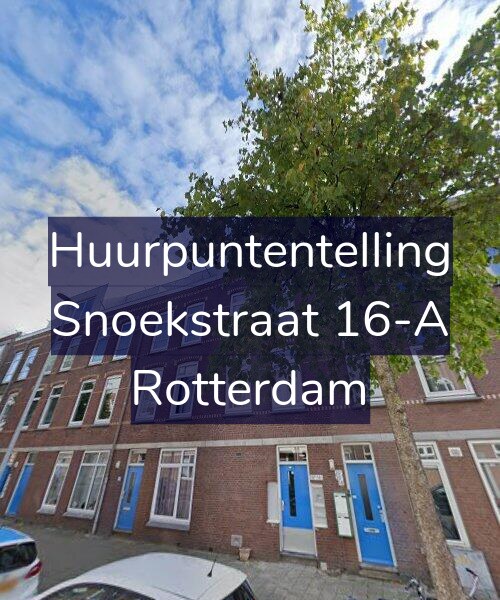 Foto gevel Huurpuntentelling voor Snoekstraat 16-A, Rotterdam