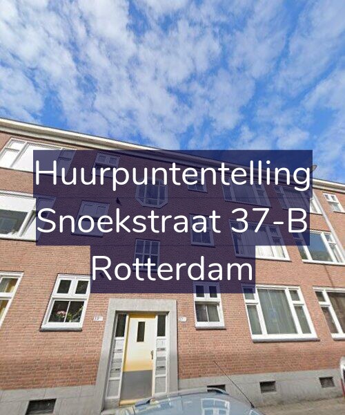 Foto gevel Huurpuntentelling voor Snoekstraat 37-B, Rotterdam