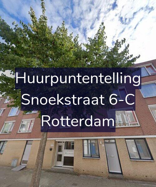 Foto gevel Huurpuntentelling voor Snoekstraat 6-C, Rotterdam