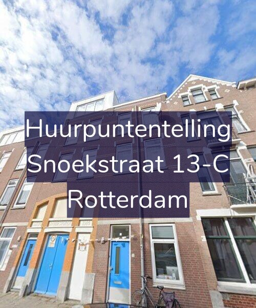 Foto gevel Huurpuntentelling voor Snoekstraat 13-C, Rotterdam