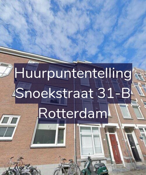 Foto gevel Huurpuntentelling voor Snoekstraat 31-B, Rotterdam