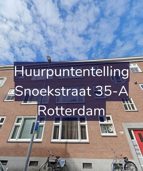 Foto gevel Huurpuntentelling voor Snoekstraat 35-A, Rotterdam