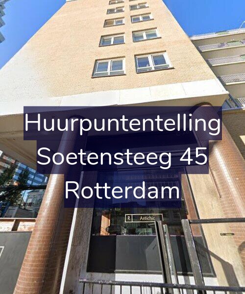 Foto gevel Huurpuntentelling voor Soetensteeg 45, Rotterdam
