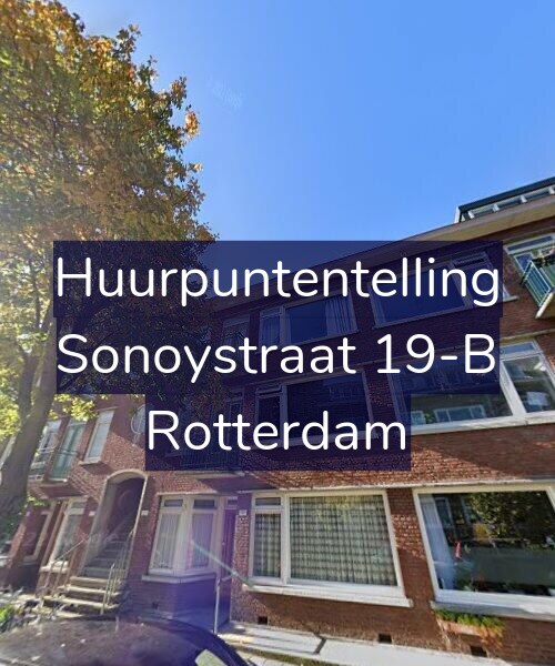 Foto gevel Huurpuntentelling voor Sonoystraat 19-B, Rotterdam