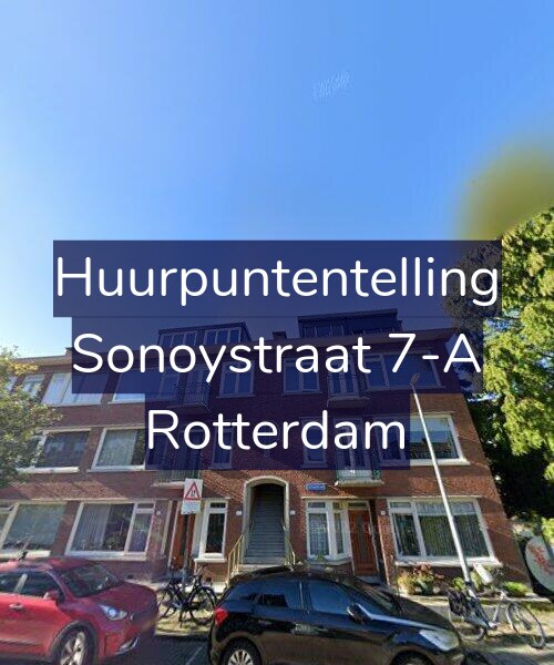 Foto gevel Huurpuntentelling voor Sonoystraat 7-A, Rotterdam