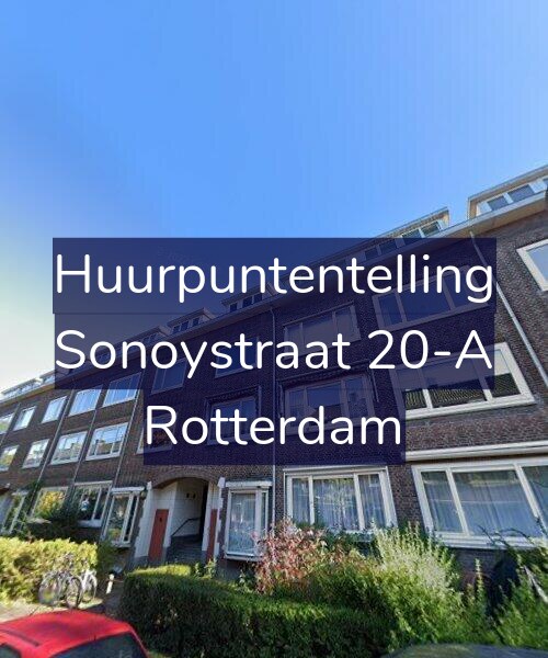 Foto gevel Huurpuntentelling voor Sonoystraat 20-A, Rotterdam