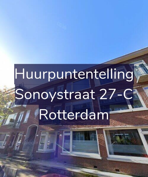 Foto gevel Huurpuntentelling voor Sonoystraat 27-C, Rotterdam